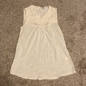 Banana Republic sleeveless top.  100% silk.